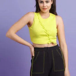 zink Z Green Regular Fit Top-image-71
