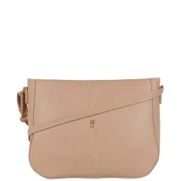 Baggit Beige Solid Medium Sling Handbag-48