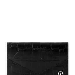 Eske Black Animal Effect Card Holder for Women-image-76