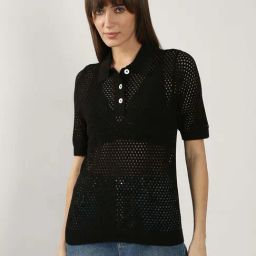 Vero Moda Black Self Top-picture-26