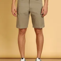 Wrangler Brown Regular Fit Shorts-image-64