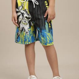 Kidsville Batman Multicolor Printed Shorts For Boys-image-19