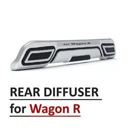 Auto Pearl Bumper Diffuser Reflector ABS Rear Compatible For Maruti Suzuki Wagon R, Diffuser_Wagnor_Rear image 3