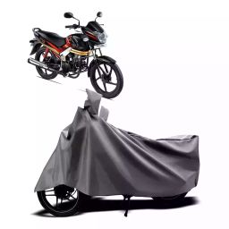 Auto Pearl Two Wheeler Cover with Bag for Mahindra Centuro Rockstar, Silver-image-28