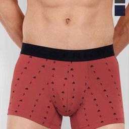 LOGGERHEAD Pack Of 3 Printed Trunks -LHPT008-ORANGE-ANTHRA-NAVYBLUE-ORANGE-ANTHRA-NAVYBLUE-37