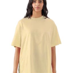 The Souled Store Off White Relaxed Fit Oversized T-Shirt-image-68
