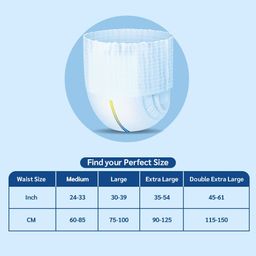 Kindfit 10 Pcs Antibacterial Adult Pull-Up Pants 10 Pads - XXL image 4