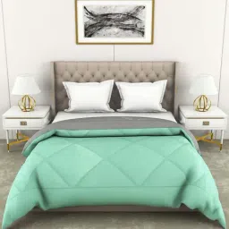 Bianca Carlson Green & Grey 210 TC Comforter - Set of 1 image 3