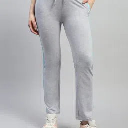 Monte Carlo Grey Cotton Textured Trackpants-picture-15