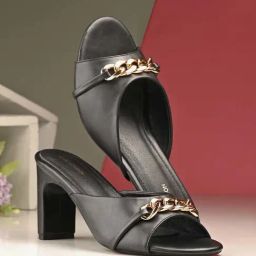 Clog London Women's Black Casual Sandals-image-11