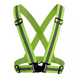 Robustt High Visibility Protective Safety Reflective Vest Belt Jacket-17