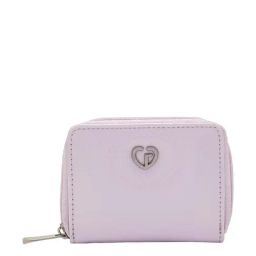 Caprese Nettie Lilac Faux Leather Textured Zip Around Wallet-picture-11