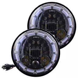 Allextreme 60 W and 17.7 cm (7 inch) Round LED Headlight with High and Low Beam for Thar, Bullet Classic, Standard, Thunderbird, HC-C133 Pack of 2-image-73