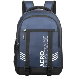 Aeropostale Leighton Teal Polyester Printed Backpack-image-28
