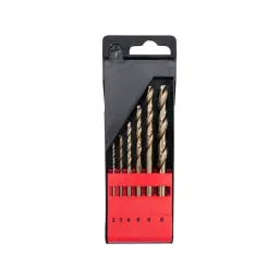 Yato GRD CO-HSS Twist Drill Bit Set Tube-Shapped 2, 3, 4, 5, 6, 8 mm, YT-41602 (Pack of 6)-46