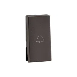 Legrand Bell Push Myrius Charcoal Grey 6 Amp 1 Module 1 Way, 6794 20 image 2