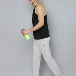 ALCIS Light Grey Regular Fit Trackpants image 5