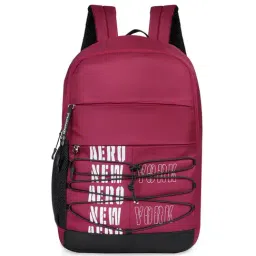 Aeropostale Coppell Maroon Polyester Printed Backpack-image-14