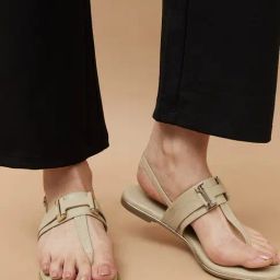 Code by Lifestyle Women's Beige Back Strap Sandals-picture-42