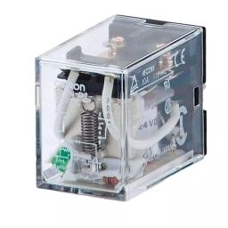 Omron 10 A DPDT 8 Pins Glass Relay Plug-in LED Indicator, LY2N AC100/110 BY OMI-36