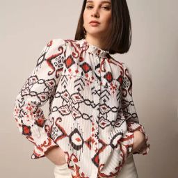 Only White & Black Printed Top-image-14