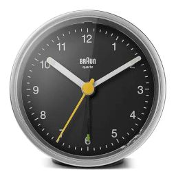 Braun Black Classic Analog Alarm Clock-2