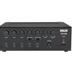 Ahuja 110W 70V & 100V Medium Pa Mixer Amplifier, SSB 80-35