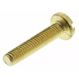 RS PRO Machine Screw M4x20 mm Brass Slot Pan Headed DIN 85, 4831549 (Bag Of 100 pcs)-image-4