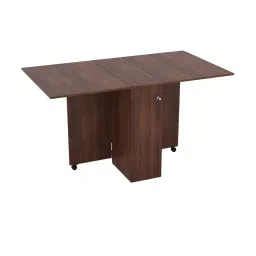 Folktail Engineered Wood Dining Table without Chair Brown, FT20-24