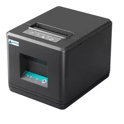 ATPOS AT-301 80 mm (3 inch) USB Direct Thermal Receipt Printer with Auto Cutter AT301U (Black)-4