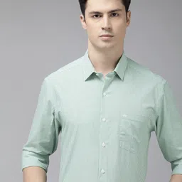 Arrow Pure Cotton Manhattan Slim Fit Opaque Striped Formal Shirt-picture-47
