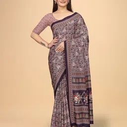 K 5 Fashion Pure Crepe Saree-picture-29