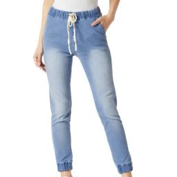 Miss Chase Light Blue Regular Fit Joggers-image-82