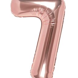 Shopperskart 7th Birthday Foil Balloon - Rose Gold-image-56