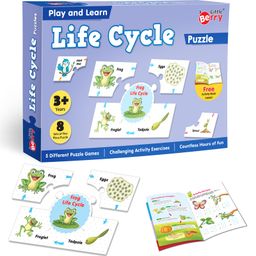 Little Berry Life Cycle Play & Learn Puzzle with Activity Book for Kids Multicolor - 40 Pieces-25