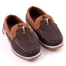 Cute Walk by Babyhug Slip On Loafers - Coffee Brown-picture-25