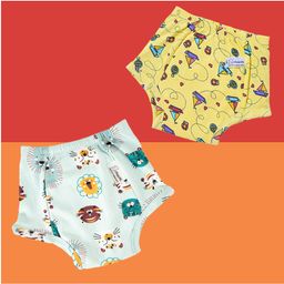Snugkins Potty Training Pants for Kids. (Size 2, Fits 2-3 Years) - Pack 2-15