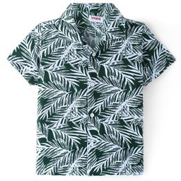 Babyhug Cotton Viscose Woven Half Sleeves Resort Colla-image-92