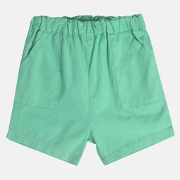 MINI KLUB Cotton Solid Shorts - Green-image-41
