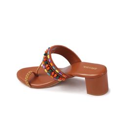 Anouk Colourblocked PU Block Sandals image 4