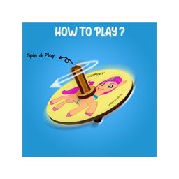 thinker place My Little Pony Spinning Tops with Interactive Learning | DIY Educational Toy for Kids | 4 Packs image 4