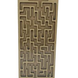 GYANOTOY Wooden Ball Maze & Tetris Puzzle Game Set image 4