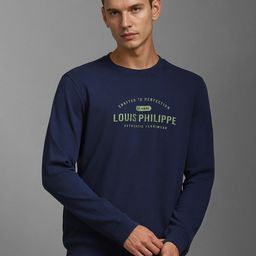 Louis Philippe Jeans Men Printed Pullover Sweatshirt-picture-16