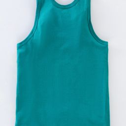 Simply Sinker Sleeveless Vests Text Print Pack of 3 - Blue & Red image 5