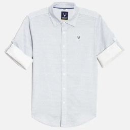 Allen Solly Kids White Printed Full Sleeves Shirt-picture-21