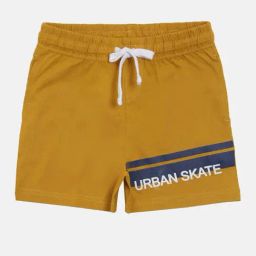 3PIN Boys Yellow Cotton Regular Fit Shorts-picture-38