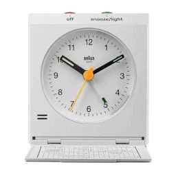 Braun White Classic Analog Alarm Clock-image-34