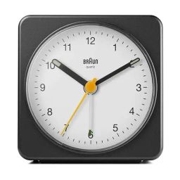 Braun Black Classic Travel Analog Alarm Clock-13