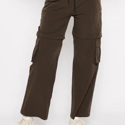 EDRIO Dark Olive Track Pants-image-96