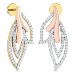PC Jeweller Genty 18k Rose Gold Earrings for Women-image-51